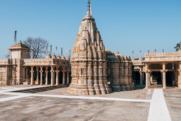 Sticker - views of chittorgarh fortress, india