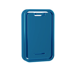 Sticker - Blue Smartphone, mobile phone icon isolated on transparent background.