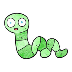 freehand textured cartoon snake