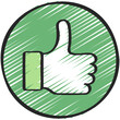 © Juicy Studios LTD - Thumbs Up Circle Icon