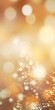 © ds17 - Bright golden champagne bubbles on blurred bokeh background
