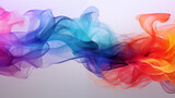 Fototapeta Most - Abstract smoke line colorful background. wave line modern. Banner, poster,cover, advert