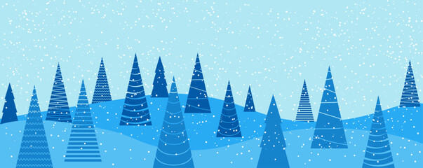 Wall Mural - merry christmas banner. christmas poster. new year background. vector illustration