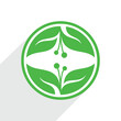 © Kun Of Fayakun - LEAF ICON LOGO TEMPLATE VECTOR