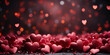Heart background. Valentine's day, 14 february theme. Love and romance.