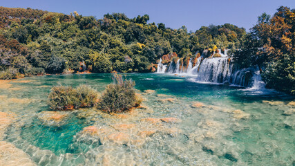 Sticker - Krka national park in Croatia