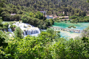 Sticker - Krka national park in Croatia