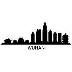 Canvas Print - Wuhan skyline