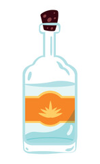 Poster - mexico mezcal bottle isolated