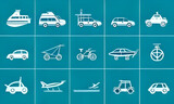 Fototapeta Dinusie - Vehicle Line Editable Icons set. Vector illustration in modern thin line style of transport icons types