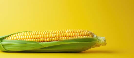 Canvas Print - Corn on a blank surface