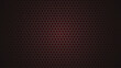 Honeycomb Black and Red Seamless Background Pattern. Vector