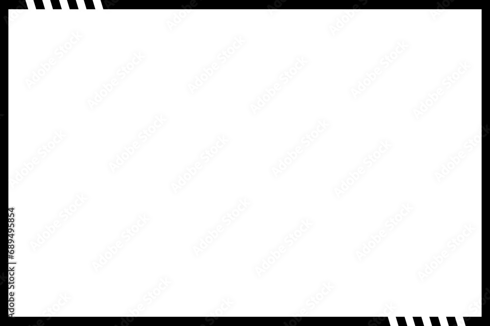 Rectangle Border Design with white background, Fame and borders Stock ...