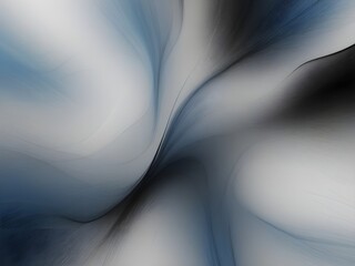 Wall Mural - luxurious modern black blue gradient abstract wave background, for web design, banner, wallpaper tem
