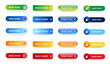 Set of Read More icons button design. Colorful read more button pack for website, ads, UI, and project. vector EPS 10