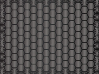 Black metal texture steel background. Perforated metal sheet.