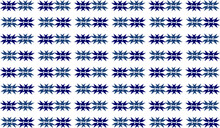 Pattern With Snowflakes Two Tone Blue Star Pattern On White Background As Seamless Repeat Style Replete Image Design For Fabric Printing, Blue Strip, Chessboard Checkerboard 