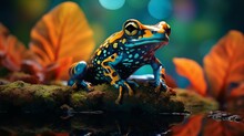 Frog In Natural Habitat