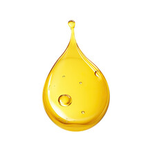 Golden Oil Droplet, Cut Out