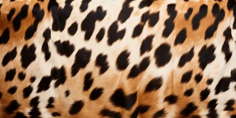 Poster - Cow fur texture background