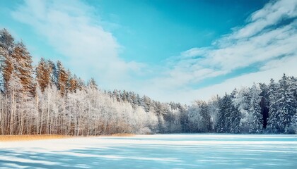  美しい銀世界　冬の雪山美しい樹氷