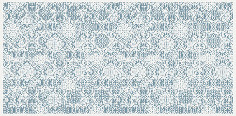 Wall Mural - tribal vector ornament. seamless african pattern. ethnic carpet style. geometric mosaic on the tile 