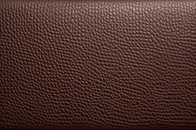 Dark Brown, Grained Leather Texture