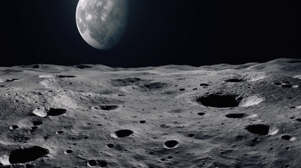 Wall Mural - surface of the moon