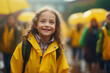 © Andrii  - Schoolyard Rainy Excursions: Balancing Play and Study