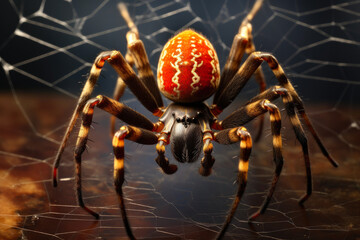 Intricate Silk Ballet: Orb Spider in its Web