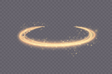 Wall Mural - Glowing white spiral. Speed ​​abstract lines effect. Rotating shiny rings. Glowing circular lines. Glowing ring trail. Vector.
