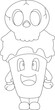 © Markus - Waffle ice cream Halloween Skull Vector Graphic Art Illustration