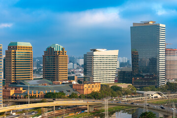 Wall Mural - Cityscape of Sao Paulo at the evening, Brazil, South America