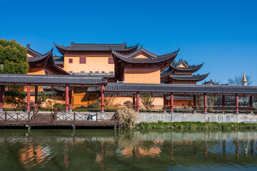 Canvas Print - Buddhist temples in China