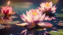 Video Of Lotus Flowers Blooming
