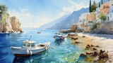 Fototapeta  - Beaches and bays of the Mediterranean coast of Greece