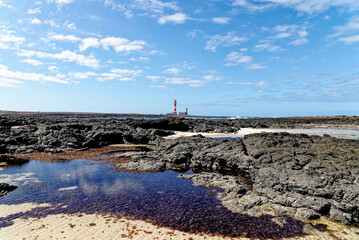 Wall Mural - Natural tidal pools of The Playa de los Charcos beach - Fuerteventura