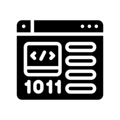 code glyph icon