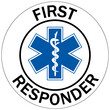 First aid sign emblem sticker first responder