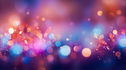 Canvas Print - sparkling shimmering abstract background