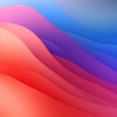 Wall Mural - colours wavy fluid smooth dynamic gradient layout neon curve futuristic trendy blurry flow soft 