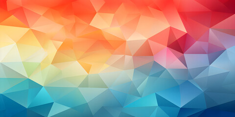Wall Mural - abstract colourful geometric background