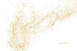 © sergio34 - Gold Glitter Vector Texture Isolated On White. Yellow Color Sequins. Golden Explosion Of Confetti. Design Element. Celebratory Illustration Background.