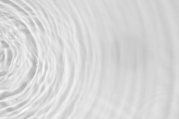 Wall Mural - abstract white transparent water shadow surface texture natural ripple background