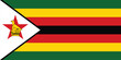 Flag Of Zimbabwe, Zimbabwe flag vector  illustration, National flag of Zimbabwe, Zimbabwe flag.