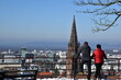 Auf Freiburg blicken im Winter