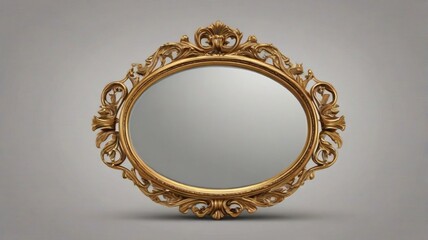 antique gold mirror frame