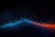 © Iftikhar alam - Abstract technology background with dynamic particles. Vector illustration. Eps 10, Abstract digital dot line particle data background, AI Generated