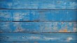 © Boraryn - Old painted blue wood wall, vintage rustic texture or background