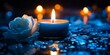 Burning candle in the dark, Generative AI